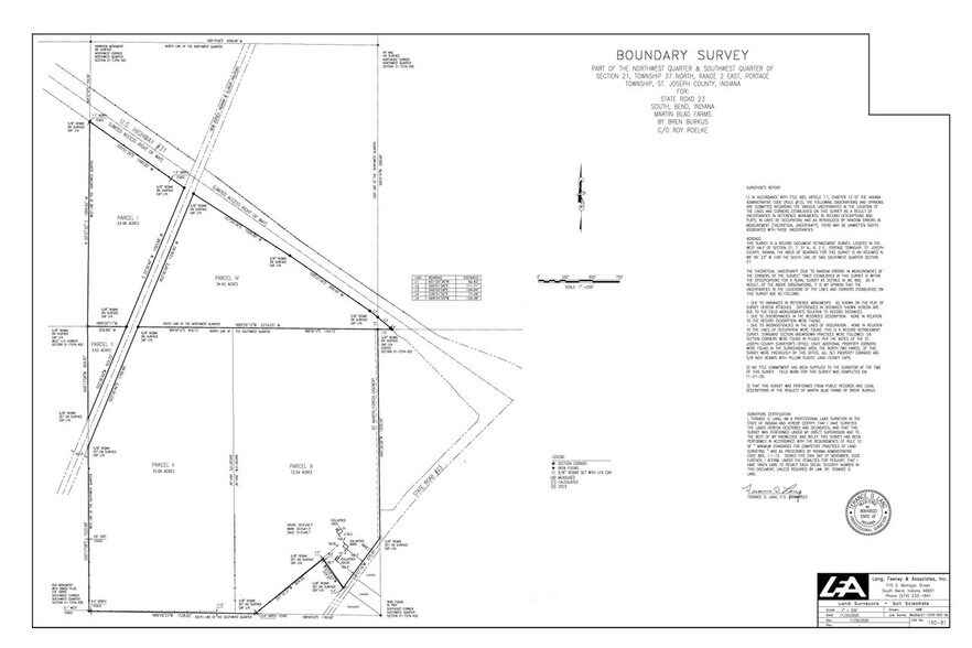 SWC SR 23 & US 20 Bypass, South Bend, IN à vendre - Plan cadastral - Image 2 de 2