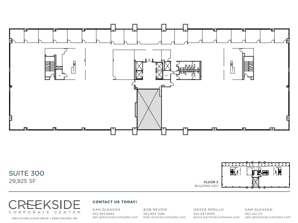 7480 Flying Cloud Dr, Eden Prairie, MN à louer Plan d’étage- Image 1 de 1