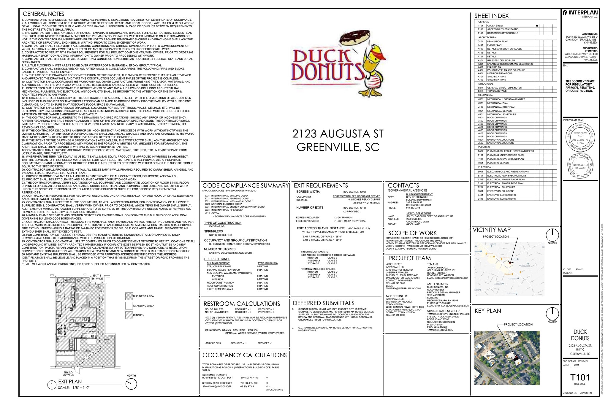 2107-2123 Augusta St, Greenville, SC for lease Site Plan- Image 1 of 6
