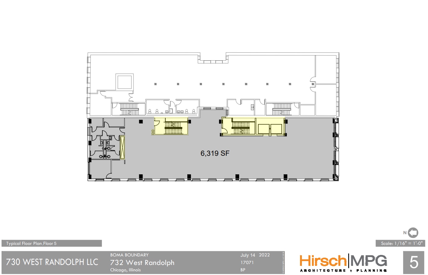 732 W Randolph St, Chicago, IL à louer Plan d’étage- Image 1 de 1