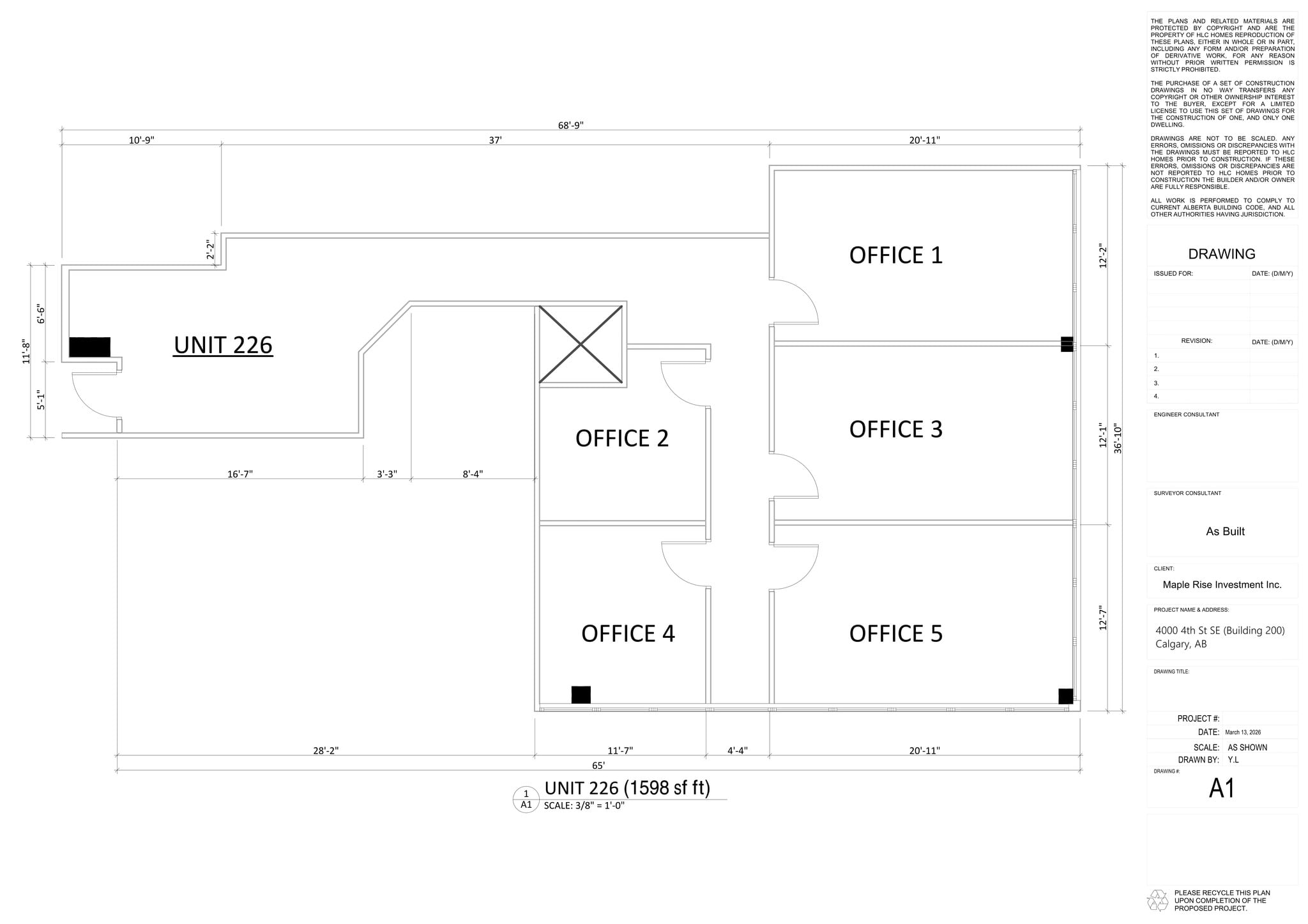 4000 4th St SE, Calgary, AB à louer Plan de site- Image 1 de 6
