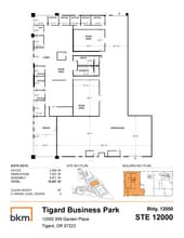 12150-12180 SW Garden Pl, Tigard, OR for lease Floor Plan- Image 1 of 2