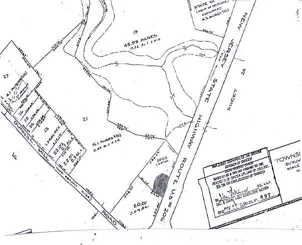 1060 U.S. Hwy. 206, Bordentown, NJ for sale - Plat Map - Image 2 of 2
