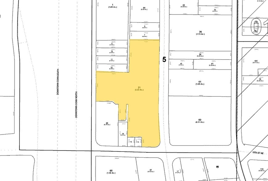 1020 Spring St, Atlanta, GA à louer - Plan cadastral - Image 3 de 3