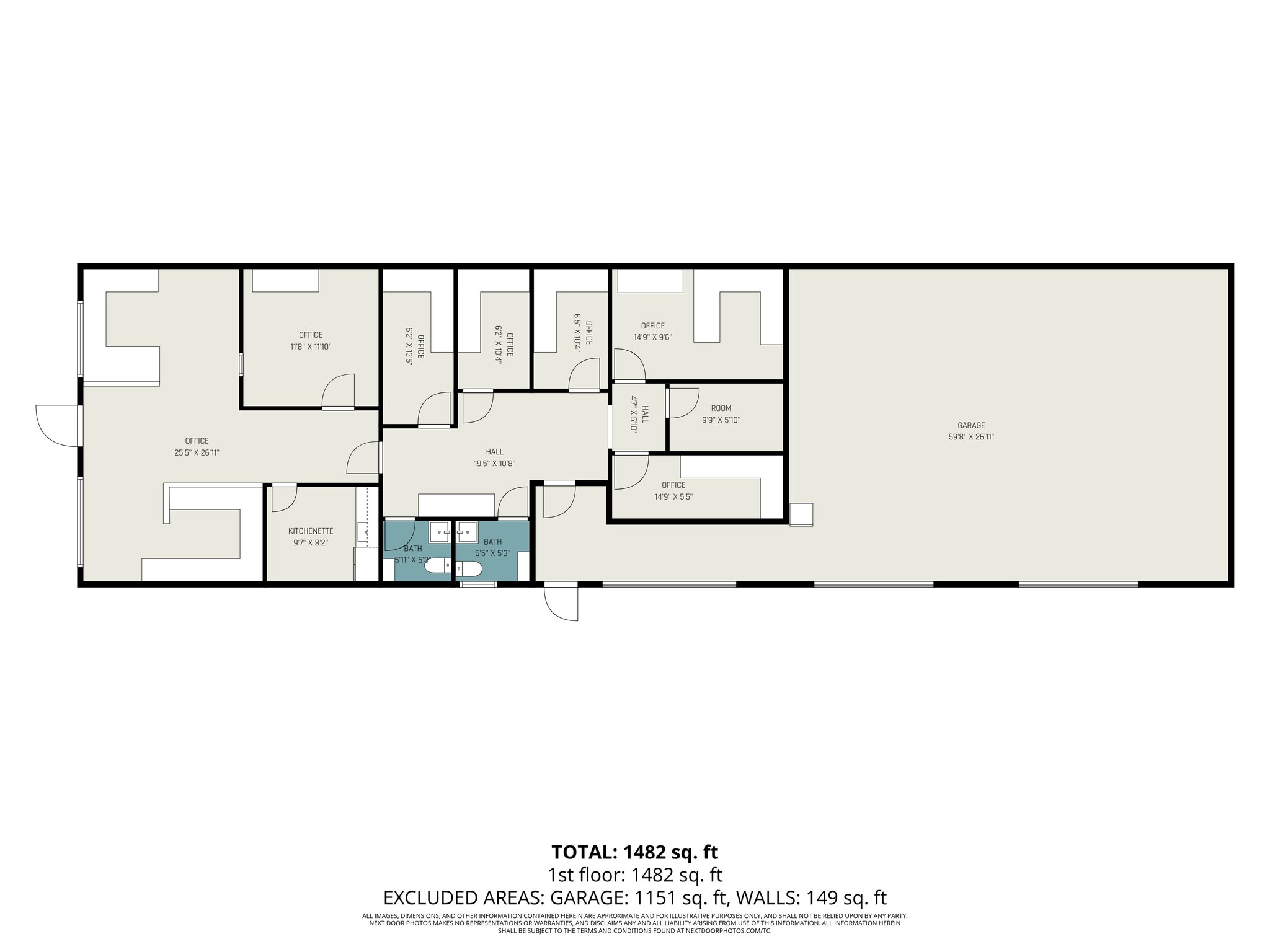 2012 Aurora Rd, Melbourne, FL à louer Plan d’étage- Image 1 de 15