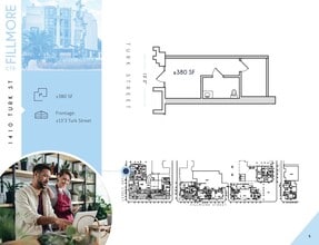 1475 Fillmore St, San Francisco, CA for lease Floor Plan- Image 1 of 1