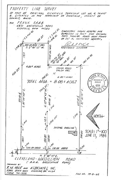 4871 Brecksville Rd, Richfield, OH à vendre - Plan cadastral - Image 1 de 1