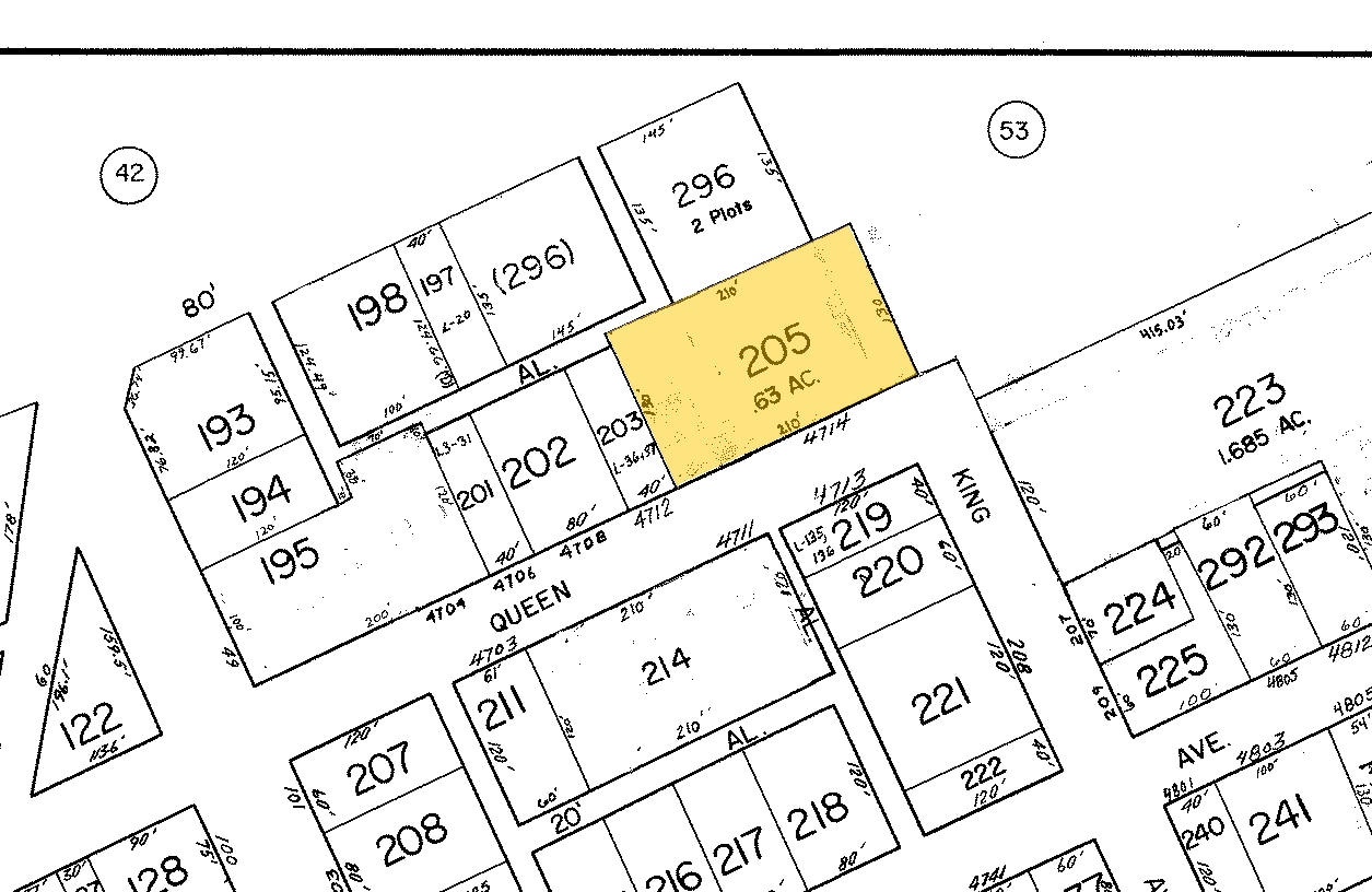 4714 Queen Ave, Harrisburg, PA for lease Plat Map- Image 1 of 3