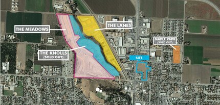 San Felipe Rd, Hollister, CA - Aerial  map view