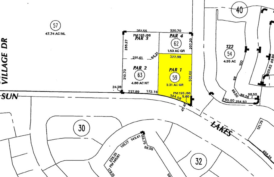 Sun Lakes Blvd, Banning, CA à vendre - Plan cadastral - Image 2 de 2