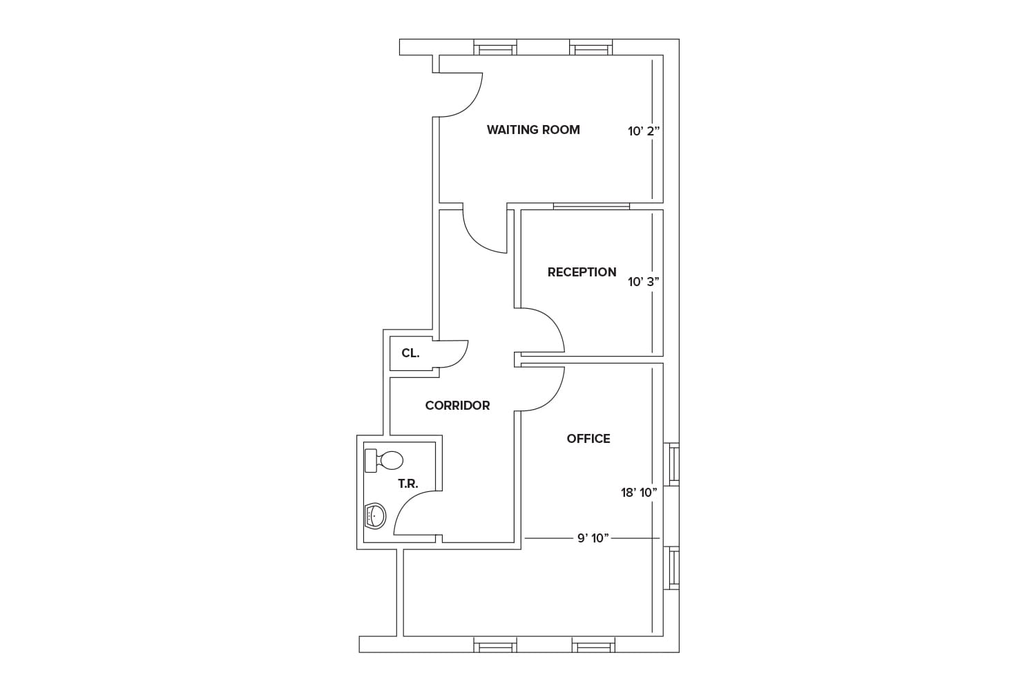 211 Commons Way, Princeton, NJ à louer Plan d’étage- Image 1 de 2