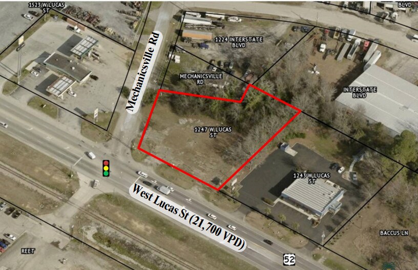 W Lucas St & Mechanicsville Rd, Florence, SC à vendre Photo du bâtiment- Image 1 de 3