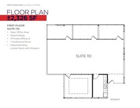 4410 El Camino Real, Los Altos, CA for lease Floor Plan- Image 1 of 1