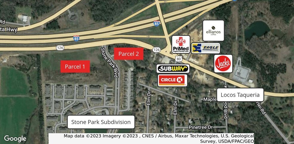 I-85 at Exit 16, Waugh, Pike Road pike, Montgomery, AL à vendre - Photo du bâtiment - Image 2 de 2