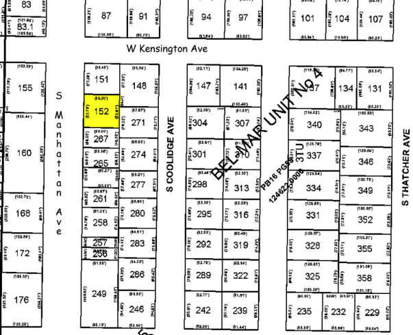 3612 S Manhattan Ave, Tampa, FL for sale - Plat Map - Image 2 of 11