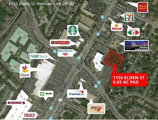 Plus de détails pour 1155 Elden St, Herndon, VA - Terrain à louer