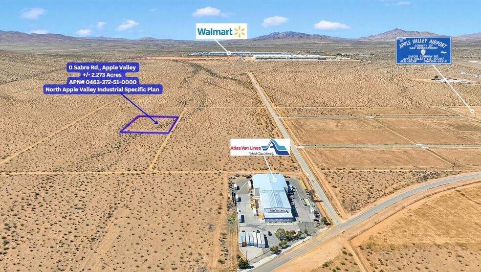 Sabre Rd, Apple Valley, CA à vendre - Photo du bâtiment - Image 2 de 4
