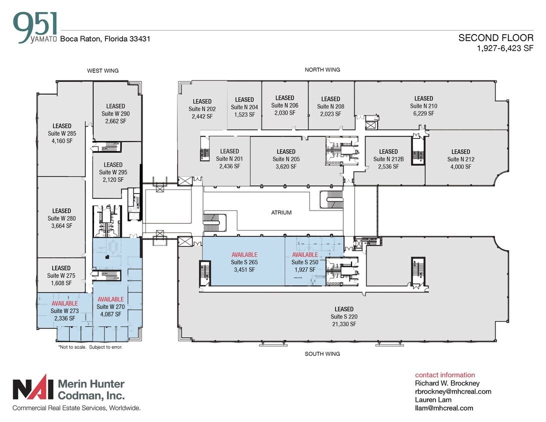 951 Yamato Rd, Boca Raton, FL for lease Floor Plan- Image 1 of 2