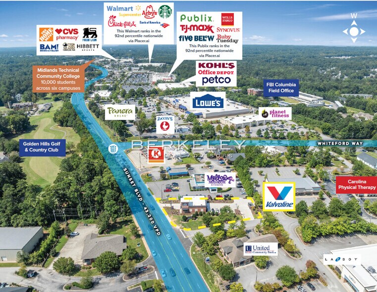 5362 Sunset Blvd, Lexington, SC à vendre - Photo du bâtiment - Image 3 de 6