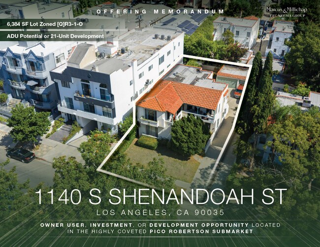 Plus de détails pour 1140 S Shenandoah St, Los Angeles, CA - Multi-résidentiel à vendre