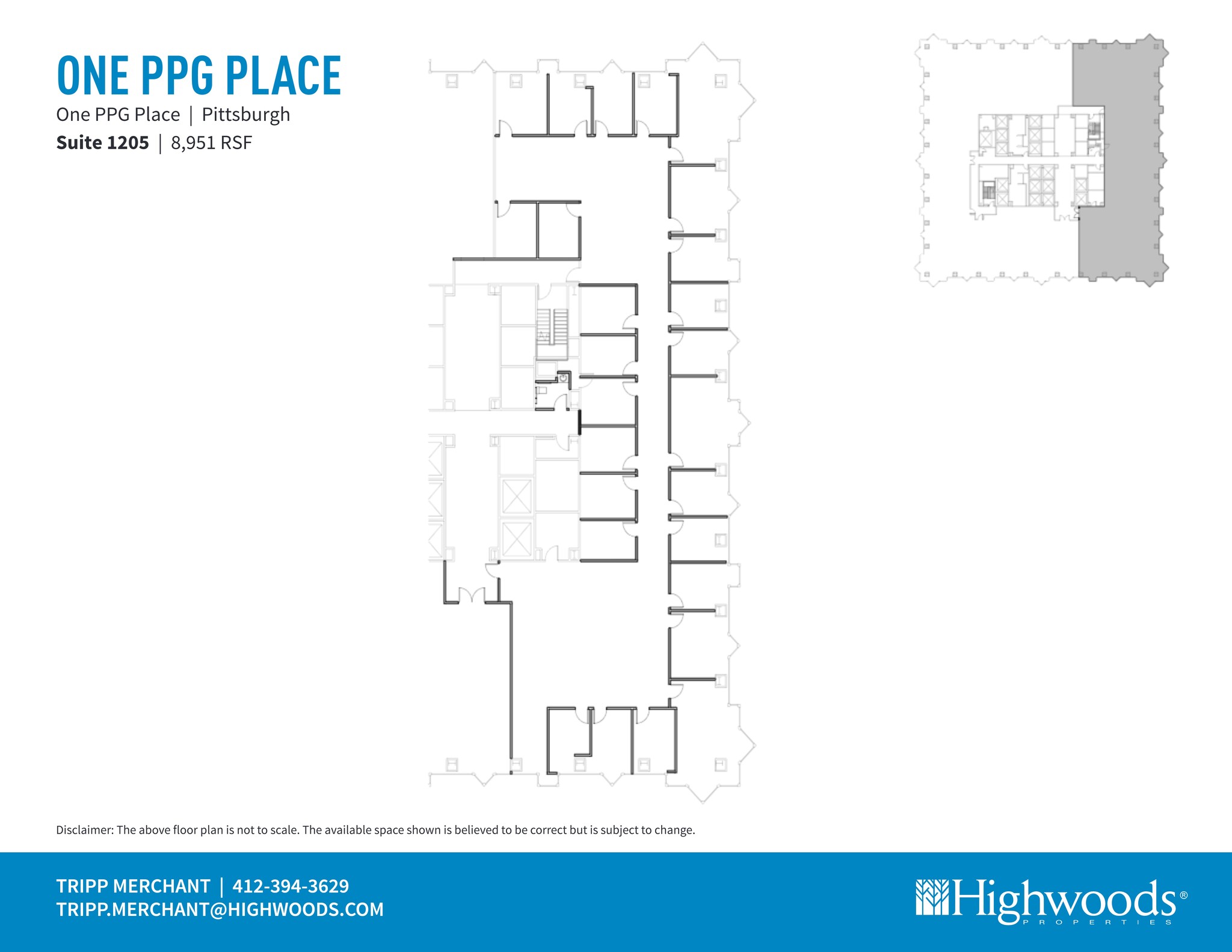 1 PPG Pl, Pittsburgh, PA à louer Plan de site- Image 1 de 1