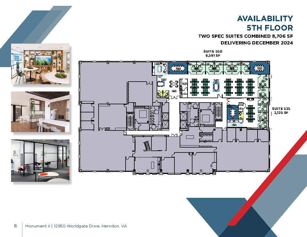 12950 Worldgate Dr, Herndon, VA à louer Plan d  tage- Image 1 de 2