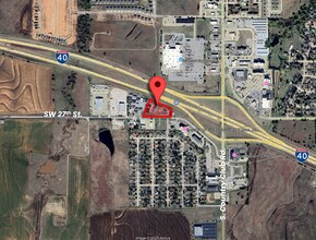 1900 SW 27th St, El Reno, OK - AERIAL  map view - Image1