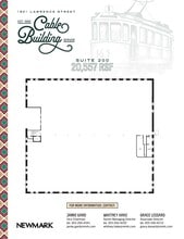 1801 Lawrence St, Denver, CO for lease Floor Plan- Image 1 of 1