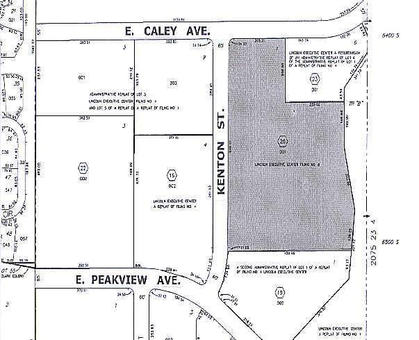 6446 S Kenton St, Centennial, CO for lease Plat Map- Image 1 of 7