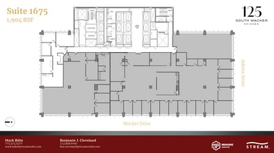 125 S Wacker Dr, Chicago, IL à louer Plan d’étage- Image 1 de 1
