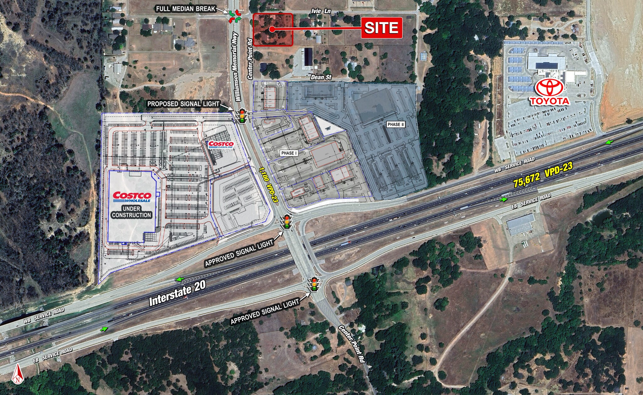 215 Center Point Rd, Weatherford, TX à vendre Aérien- Image 1 de 2