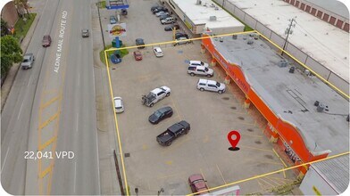 4912 Aldine Mail Route Rd, Houston, TX - Aerial map view