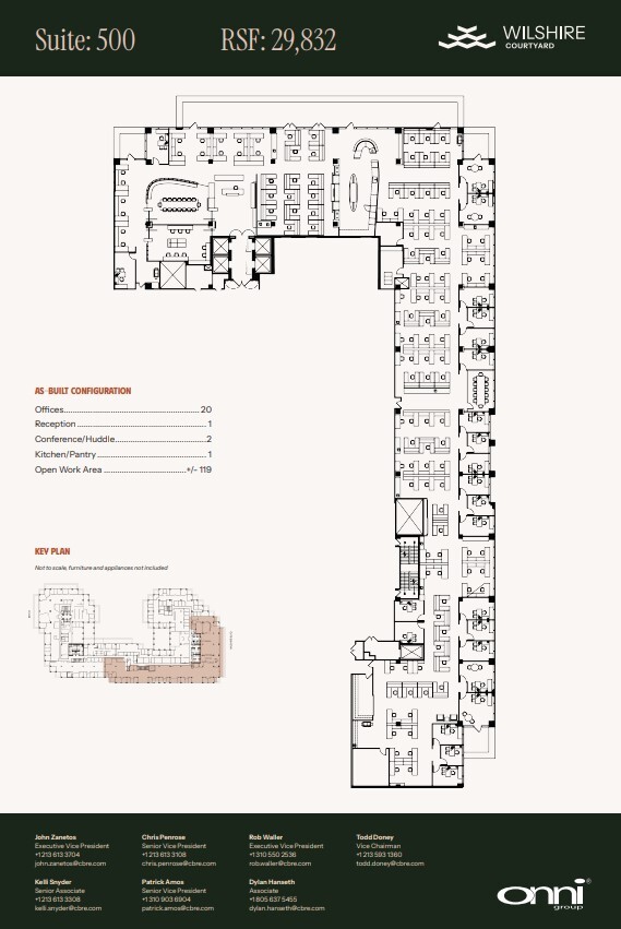 5700 Wilshire Blvd, Los Angeles, CA à louer Plan d’étage- Image 1 de 1