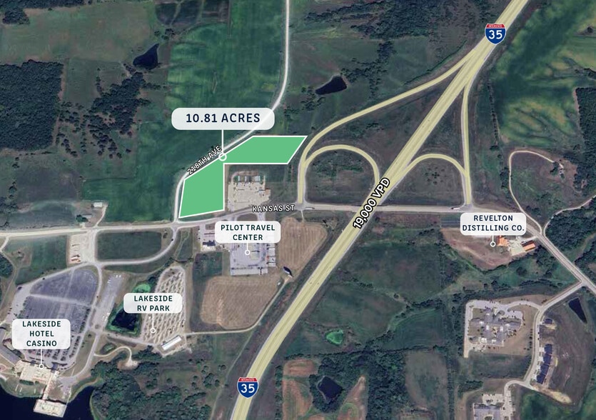 I 35 and Kansas Street, Osceola, IA for sale - Building Photo - Image 1 of 2