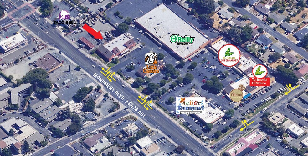 1500 Monument Blvd, Concord, CA à louer - Photo du bâtiment - Image 2 de 7