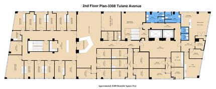 3308 Tulane Ave, New Orleans, LA à louer Plan d  tage- Image 1 de 1