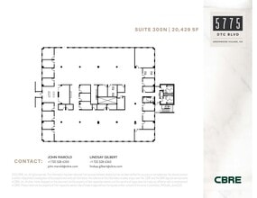 5775 DTC Blvd, Greenwood Village, CO for lease Floor Plan- Image 2 of 2