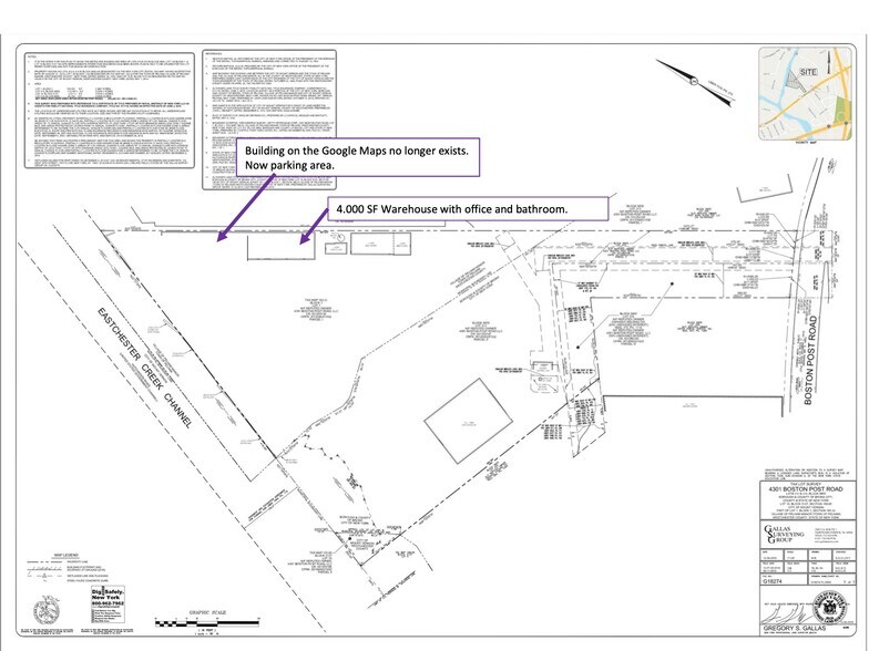 4301 Boston Rd, Pelham Manor, NY à louer - Plan cadastral - Image 3 de 6