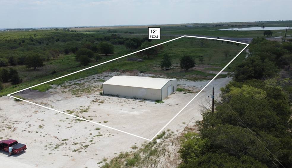 25313 FM 121, Gunter, TX for lease - Aerial - Image 2 of 2