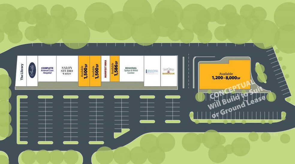 6727 Hwy 431 S, Hampton Cove, AL for lease - Site Plan - Image 3 of 3