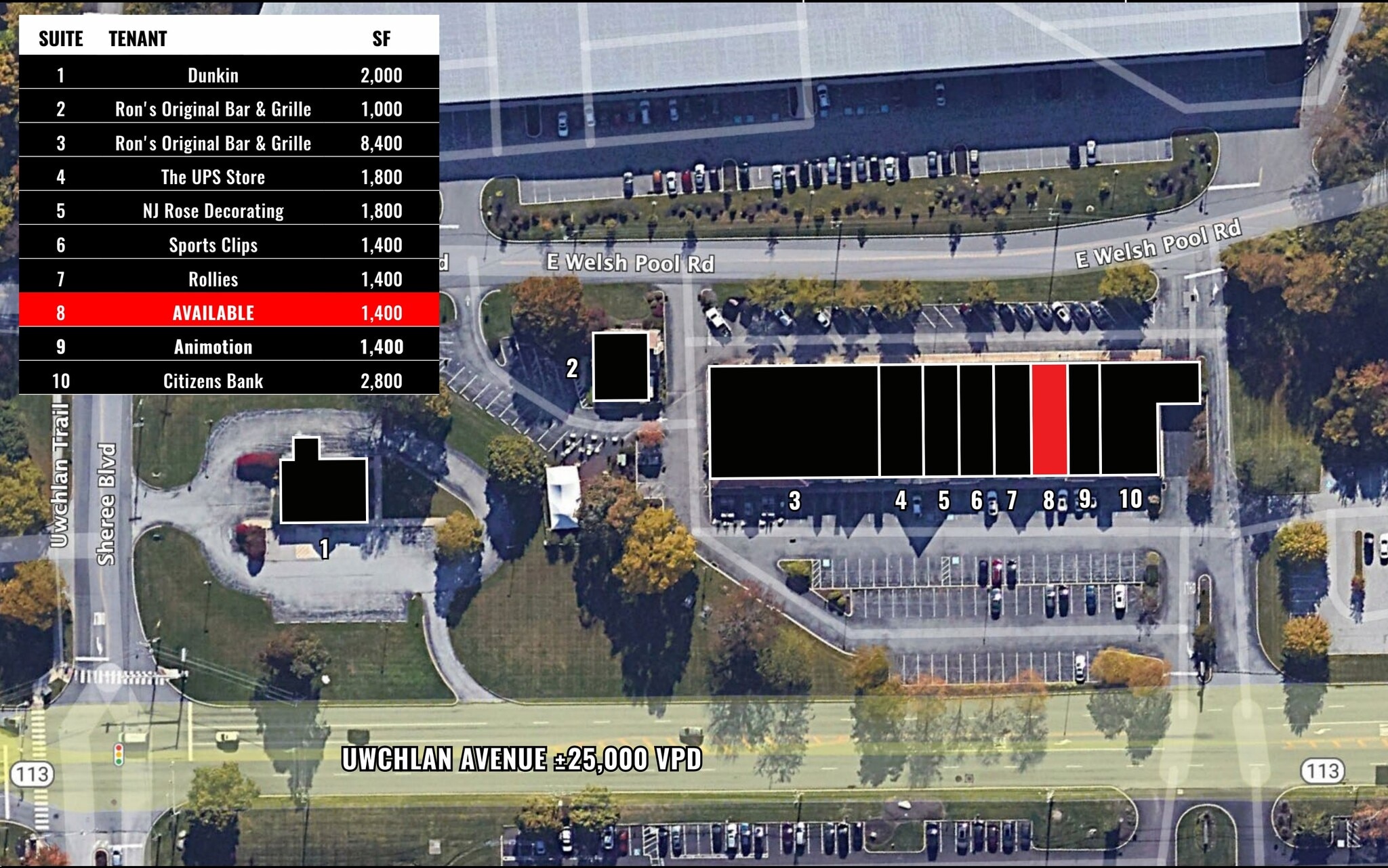 50-74 E Uwchlan Ave, Exton, PA for lease Site Plan- Image 1 of 1