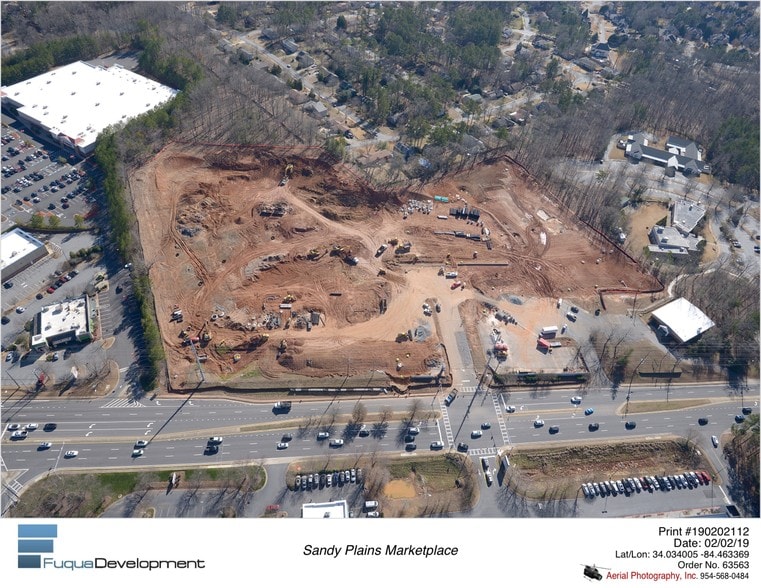 3460 Sandy Plains Rd NE, Marietta, GA for lease - Aerial - Image 2 of 4