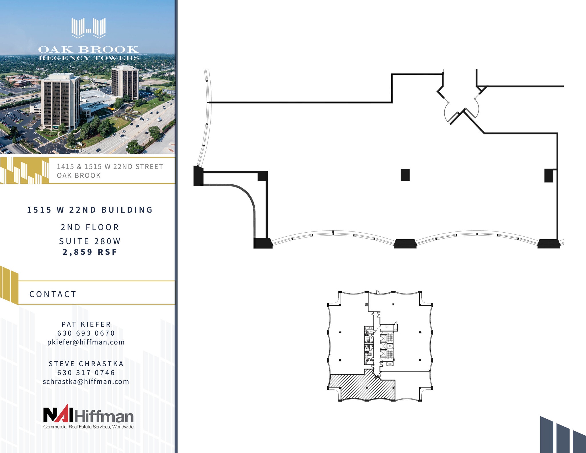 1415 W 22nd St, Oak Brook, IL à louer Plan d’étage- Image 1 de 2