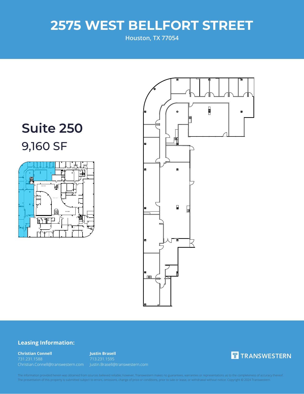 2575 W Bellfort St, Houston, TX à louer Plan d’étage- Image 1 de 1