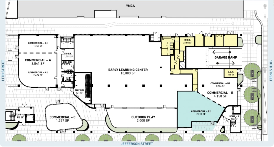 1010 W Jefferson St, Boise, ID 83702 - Unité B2 - - Plan d’étage - Image 1 of 2