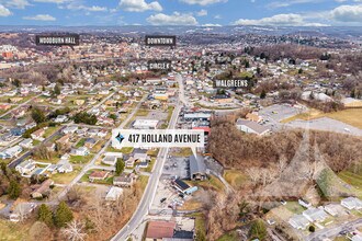 417 Holland Ave, Morgantown, WV - Aerial  map view
