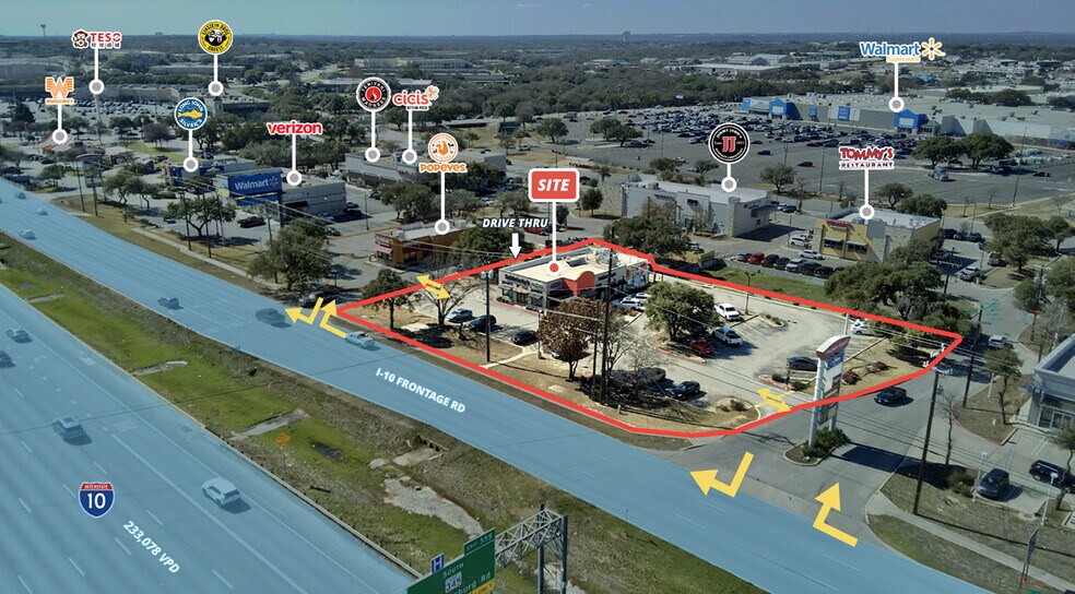 12834 Interstate 10, San Antonio, TX à louer - Aérien - Image 3 de 7