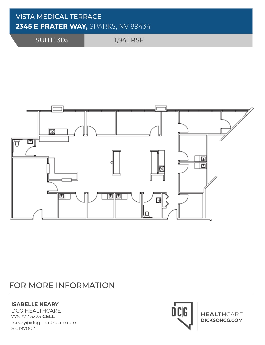 2345 E Prater Way, Sparks, NV for lease Floor Plan- Image 1 of 1