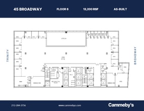 45 Broadway, New York, NY for lease Floor Plan- Image 1 of 1
