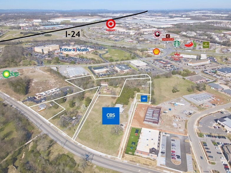 374 Rock Springs Rd, Smyrna, TN à vendre - Aérien - Image 2 de 4